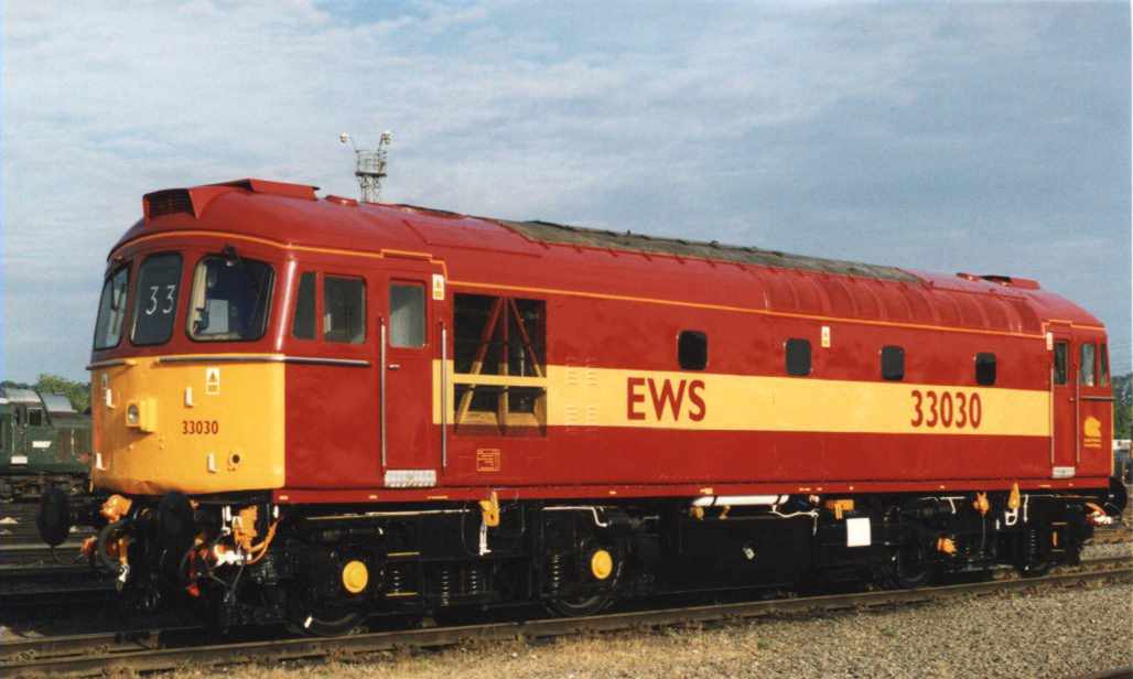 33030 in EWS Livery at Toton Open Day 1998.