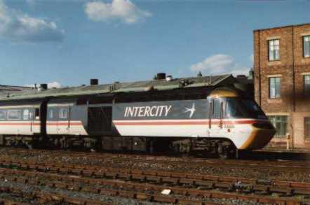 HST Power Car approuching Loughborough.