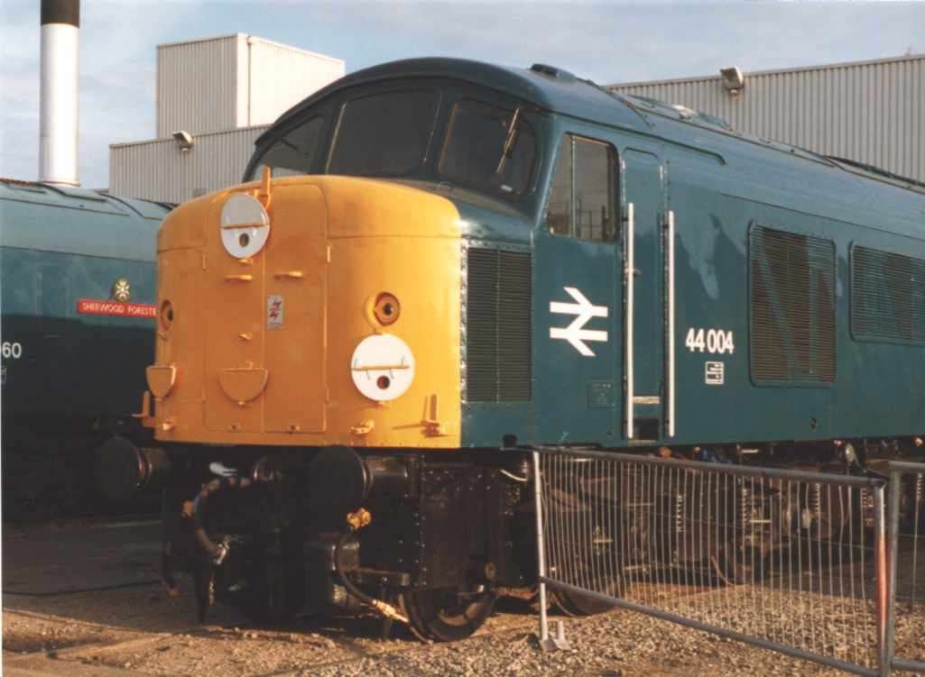 44004 in BR Blue Livery at Toton.