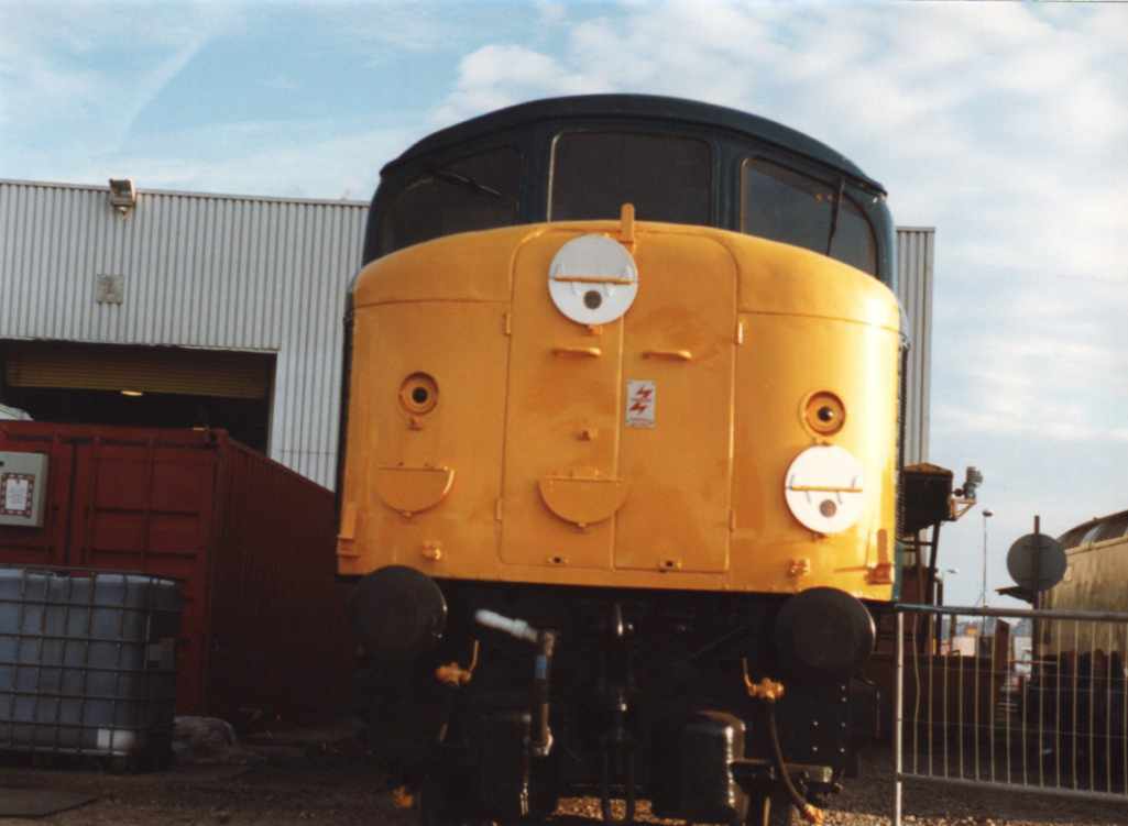 44004 in BR Blue Livery at Toton.