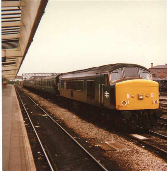 Unknown Class 45 at Derby.
