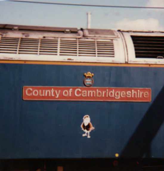 47585 in BR Revised Blue Livery at PBoro.