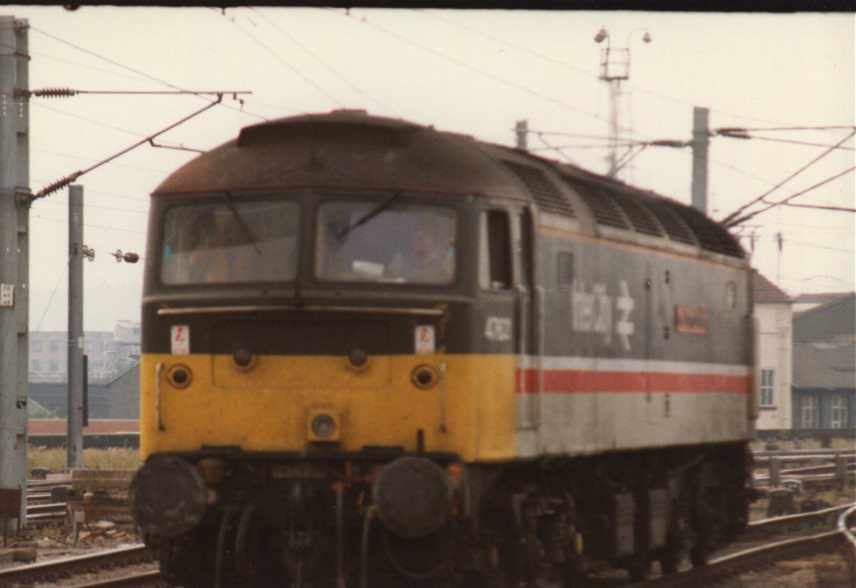 Class 47 in Intercity Livery at Leeds.