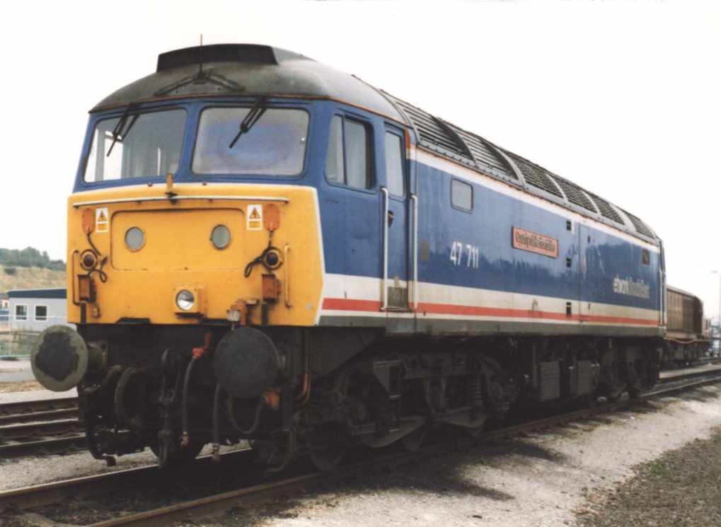 47711 in Network South East Livery at Toton.