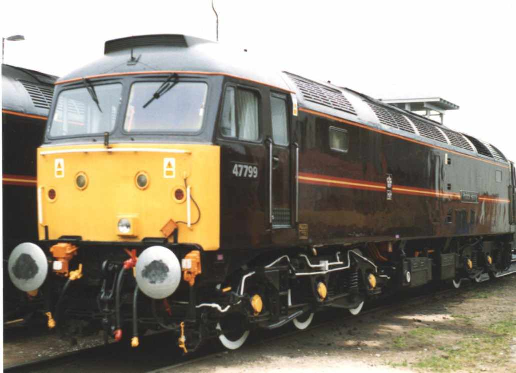 47799 in Royal Train Livery at Toton.