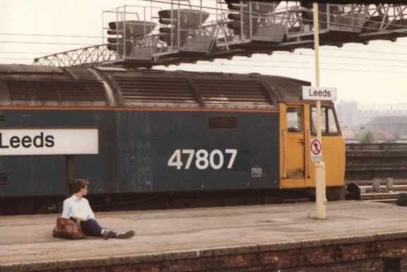 47807 in Revised Blue Livery at Leeds.