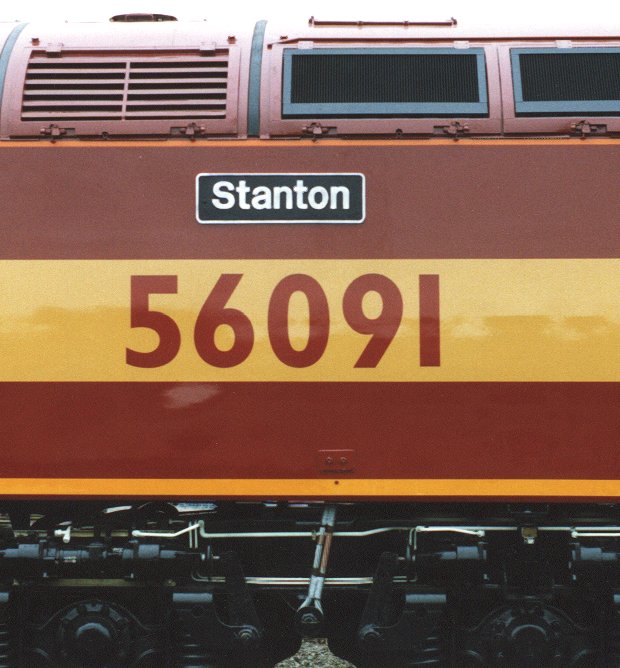 56091 in EWS at Toton.