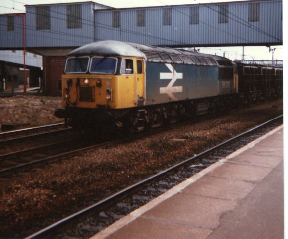 56092 in Revised Blue Livery at PBoro.
