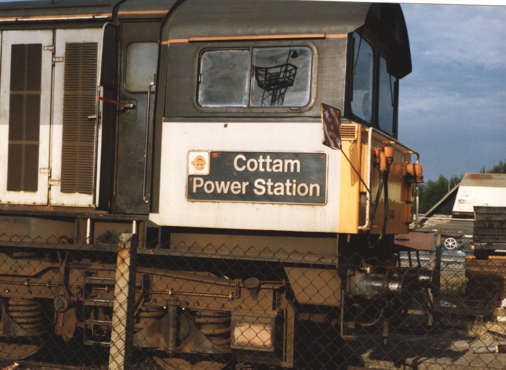 58040 in Triple Grey Livery at Toton.