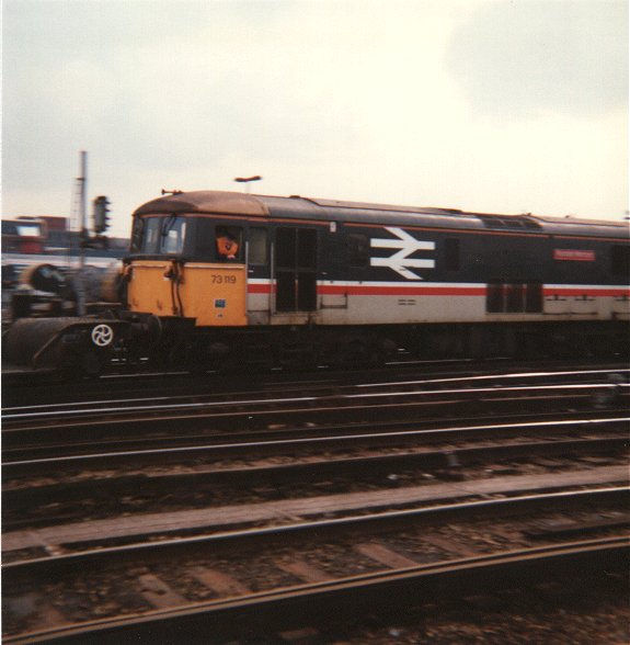 73119 in Intercity at Clapham Junction.