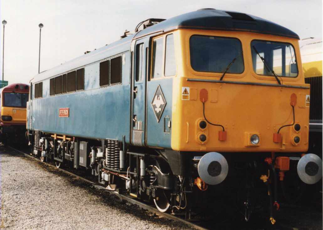 87101 in BR Blue Livery at Toton.