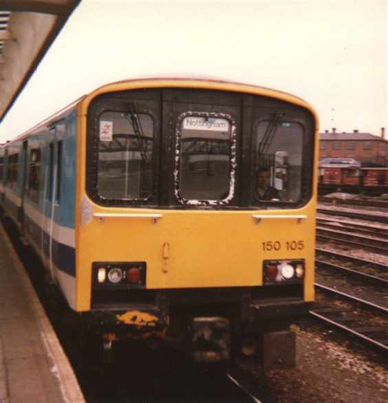 150105 in Provincial Livery at Derby.
