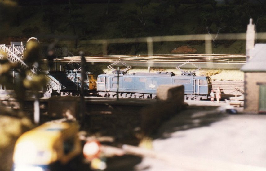 76xxx in BR Blue Livery at Deep Car Shown at Grantham 1998.