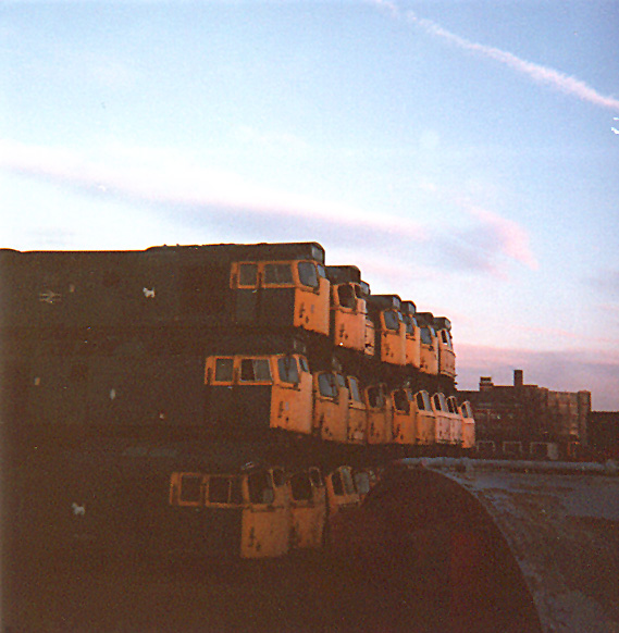 Scrap Loco Bodies at Vic Berrys, Leicester.