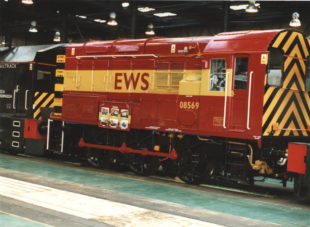 08569 in EWS Livery at Toton.