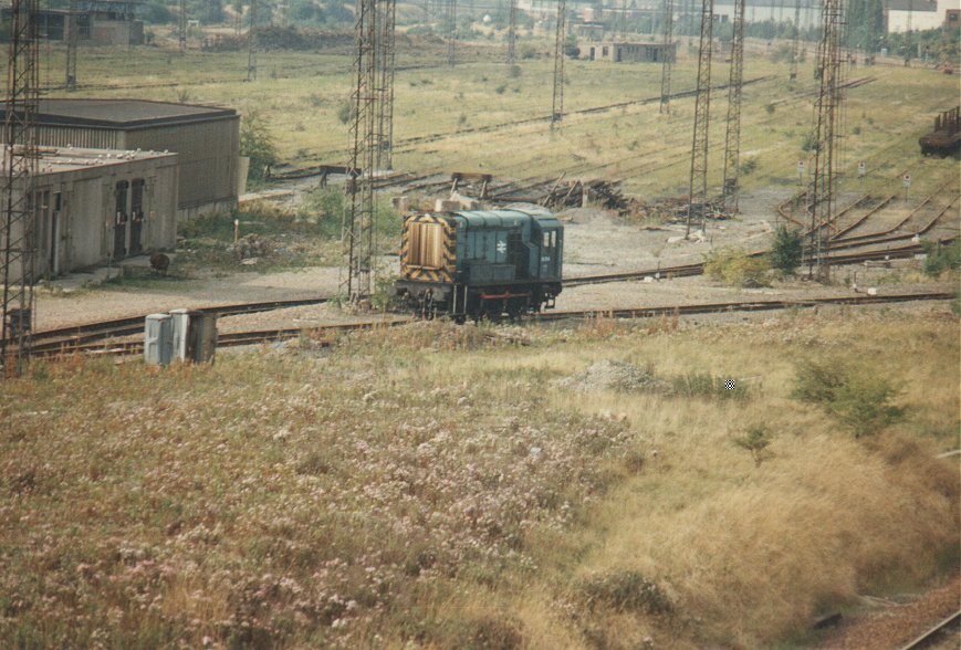 08 in BR Blue Livery at Tinsley.