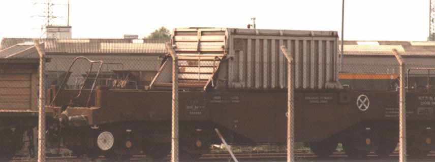 Nuclear Flask Wagon at Doncaster.